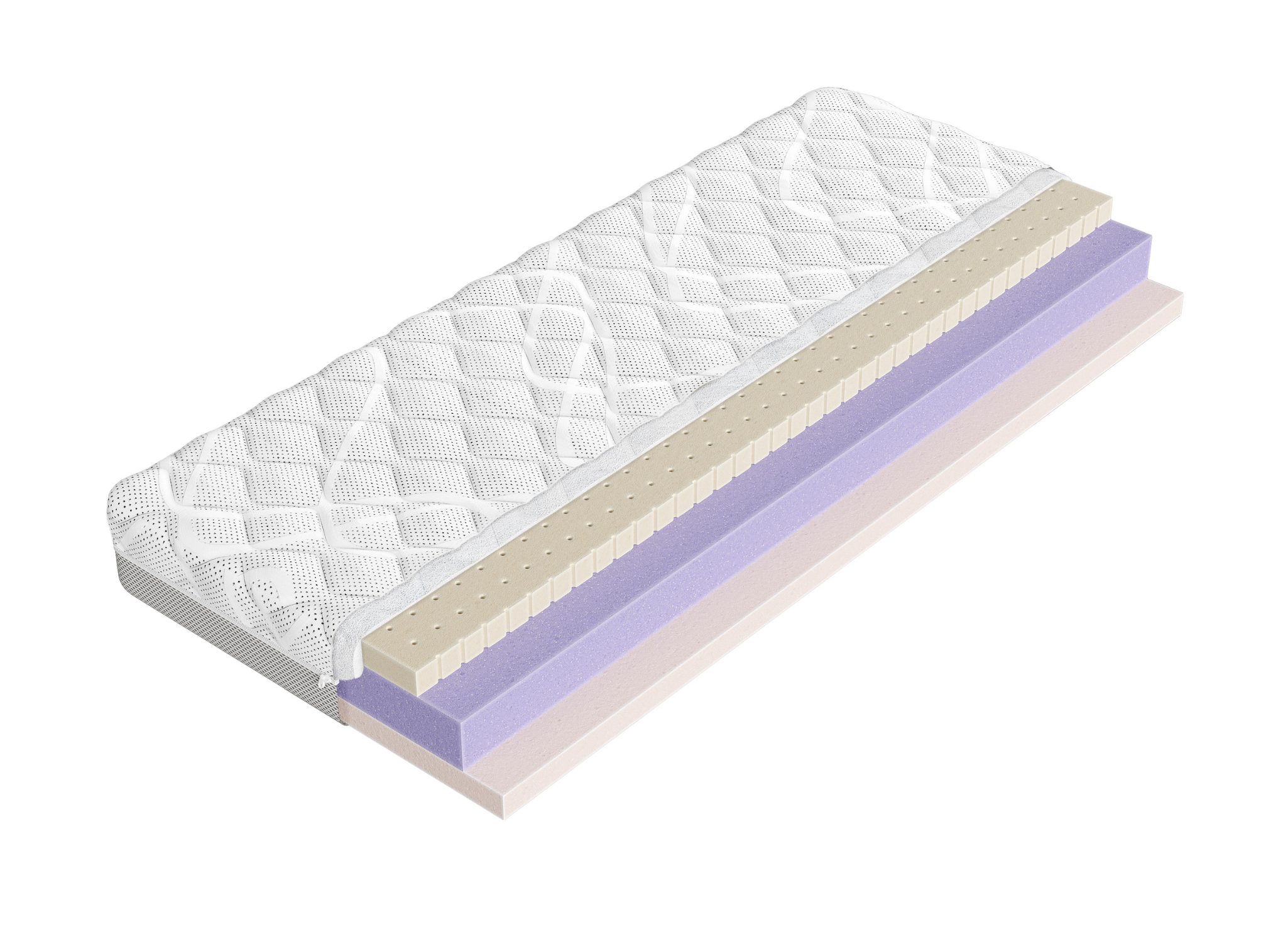 CLEAN 140x200 medelfast 13 cm latexmadrass med antibakteriellt skum Lano Möbler