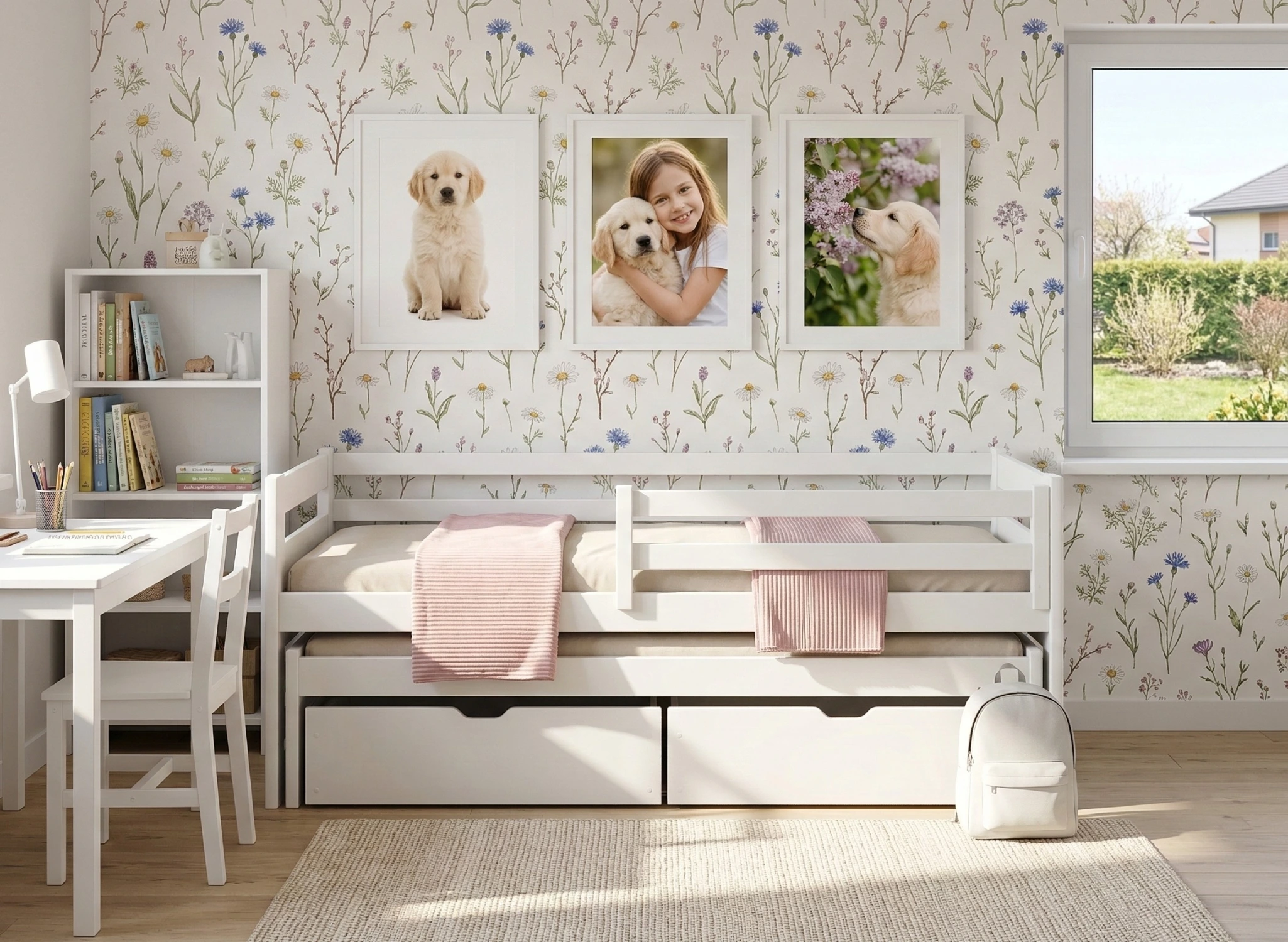 SENSO 80x160 vit våningssäng Lano Möbler